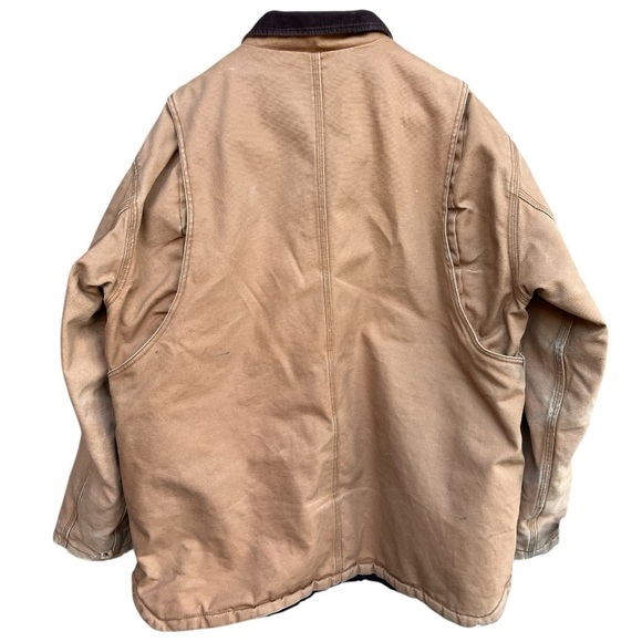 Craftsman Heavy Duty Insulated Canvas Work Jacket Chore Coat Men’s Size XL - Picture 9 of 14